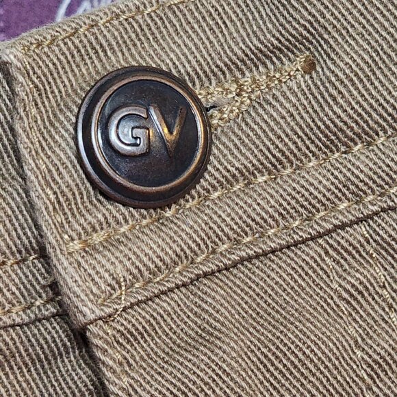 Gloria Vanderbilt Tan Khaki Amanda Cotton Span 5 Pocket Jeans Missy Size 10 AVG - Picture 8 of 16